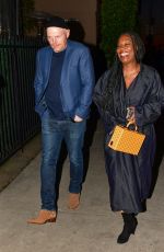 NIA RENEE HILL and Bill Burr Out for Dinner at Giorgio Baldi in Santa Monica 04/21/2023