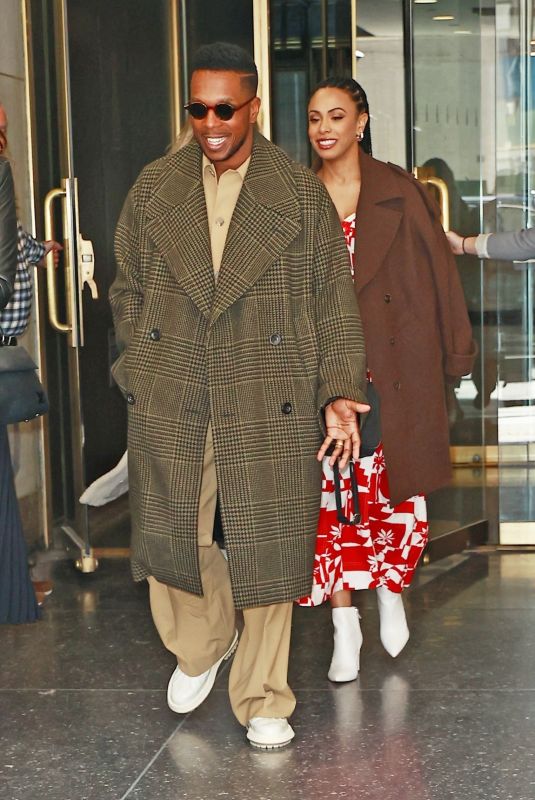 NICOLETTE ROBINSON Leaves Today Show in New York 04/03/2023