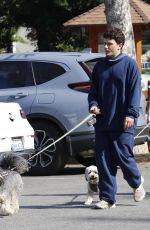 NOAH CYRUS and Her New Boyfriend Pinkus Out with Their Dogs in Los Angeles 04/24/2023
