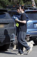 NOAH CYRUS and Her New Boyfriend Pinkus Out with Their Dogs in Los Angeles 04/24/2023