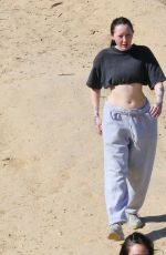 NOAH CYRUS Out Hiking with Her Dogs in Los Angeles 04/20/2023