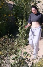 NOAH CYRUS Out Hiking with Her Dogs in Los Angeles 04/20/2023