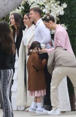 OLIVIA and SOPHIA CULPO Arrives at Church Service on Easter Sunday in Santa Monica 04/09/2023