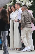 OLIVIA and SOPHIA CULPO Arrives at Church Service on Easter Sunday in Santa Monica 04/09/2023