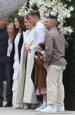 OLIVIA and SOPHIA CULPO Arrives at Church Service on Easter Sunday in Santa Monica 04/09/2023