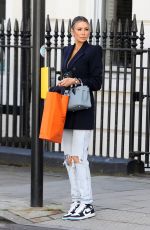 OLIVIA ATTWOOD on the Set of Olivia Marries Her Match in London 04/26/2023