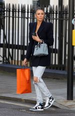 OLIVIA ATTWOOD on the Set of Olivia Marries Her Match in London 04/26/2023