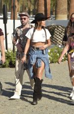 OLIVIA CULPO Arrives at Revolve Party at Coachella 2023 in Indio 04/15/2023
