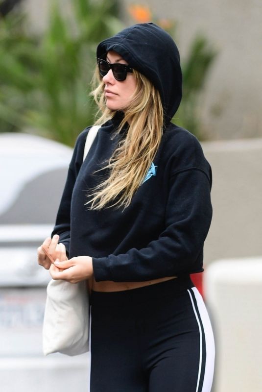 OLIVIA WILDE Arrives at a Gym in Studio City 04/17/2023