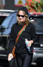OLIVIA WILDE Arrives at Tracy Anderson Studio in Studio City 04/26/2023