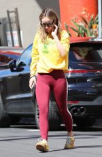 OLIVIA WILDE Arrives for a Workout Session in Los Angeles 03/31/2023