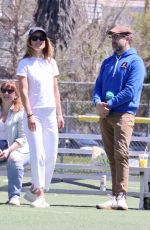 OLIVIA WILDE at Her Son