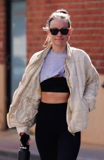 OLIVIA WILDE at Her Workout in Los Angeles 04/19/2023