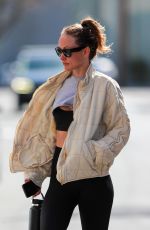 OLIVIA WILDE at Her Workout in Los Angeles 04/19/2023