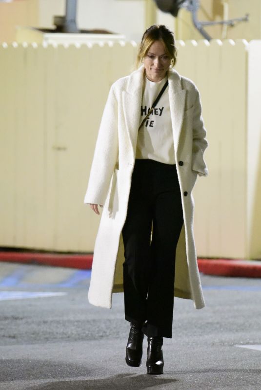 OLIVIA WILDE Gets Ready for a Night on the Town in Santa Monica 04/01/2023