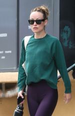 OLIVIA WILDE Leaves a Gym in Los Angeles 04/13/2023