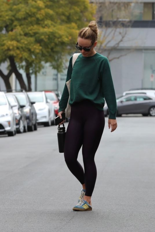 OLIVIA WILDE Leaves a Gym in Los Angeles 04/13/2023