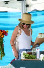 OLIVIA WILDE Out Shopping at Farmers Market in Silverlake 04/22/2023