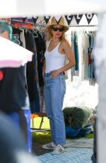 OLIVIA WILDE Out Shopping at Farmers Market in Silverlake 04/22/2023