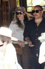 OLIVIA WILDE Out with a Male Friend at All Time Cafe in Los Angeles 04/07/2023