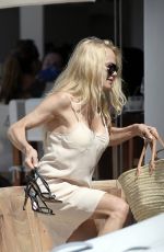 PAMELA ANDERSON Out in St Barths 04/03/2023