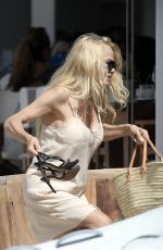 PAMELA ANDERSON Out in St Barths 04/03/2023