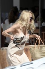 PAMELA ANDERSON Out in St Barths 04/03/2023