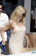 PAMELA ANDERSON Out in St Barths 04/03/2023