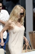 PAMELA ANDERSON Out in St Barths 04/03/2023