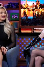 PARIS HILTON and HEIDI GARDNER at Watch What Happens Live with Andy Cohen 03/13/2023