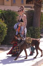 PARIS JACKSON Leaves Lucky Brand Jeans Party at Coachella in Indio 04/15/2023