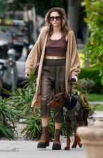 PARIS JACKSON Out with Her Dog in West Hollywood 04/24/2023