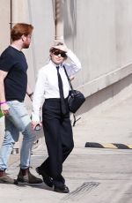 PHOEBE BRIDGERS Arrives at Jimmy Kimmel Live! in Hollywood 04/20/2023