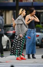 Pregnant CLAIRE DANES Out and About in New York 04/16/2023
