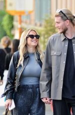 Pregnant DILETTA LEOTTA and Loris Karius Out in Milan 04/17/2023