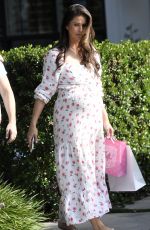 Pregnant NINA SANCHEZ Out in Los Angeles 04/08/2023