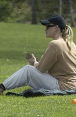 PREGNANT PETA MURGATROYD Out at a Park in Malibu 03/31/2023