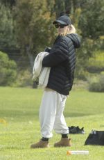 PREGNANT PETA MURGATROYD Out at a Park in Malibu 03/31/2023