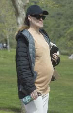 PREGNANT PETA MURGATROYD Out at a Park in Malibu 03/31/2023