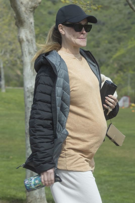 PREGNANT PETA MURGATROYD Out at a Park in Malibu 03/31/2023