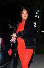 Pregnant RIHANNA and ASAP Rocky Night Out in New York 04/23/2023