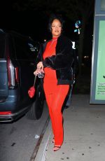 Pregnant RIHANNA and ASAP Rocky Night Out in New York 04/23/2023