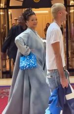 Pregnant RIHANNA Arrives at CinemaCon 2023 in Las Vegas 04/27/2023 