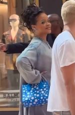 Pregnant RIHANNA Arrives at CinemaCon 2023 in Las Vegas 04/27/2023 