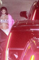 Pregnant RIHANNA Arrives at Oscars After-party at Chateau Marmont in Hollywood 03/12/2023