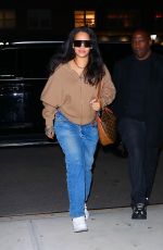 Pregnant RIHANNA Arrives at The Greenwich Hotel in New York 04/25/2023