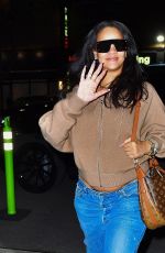 Pregnant RIHANNA Arrives at The Greenwich Hotel in New York 04/25/2023