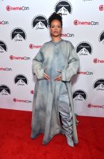 Pregnant RIHANNA at Cinemacon 2023: Paramount Pictures Presentation in Las Vegas 04/27/2023