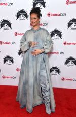Pregnant RIHANNA at Cinemacon 2023: Paramount Pictures Presentation in Las Vegas 04/27/2023