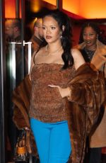 Pregnant RIHANNA Night Out in Oaris 04/17/2023